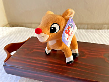 Rudolph the Red Nosed Reindeer Plush Stuffed Holiday Ornament Kurt Adler picture