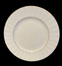 Gorham 1831 Grand Manor Dinner Plate Fine China Scalloped Rim & Gold Trim 11” picture