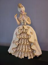 Rare Vintage Florence Ceramics Figurine Marie Antoinette 1950's Very Good Cond. picture