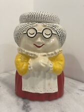 Vintage McCoy Pottery, Grandma Cookie Jar, 11