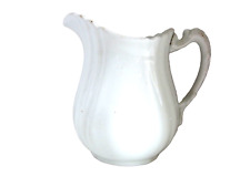 Antique Johnson Brothers Royal Ironstone China Ironstone Pitcher, Antique White picture
