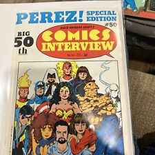 Comics Interview (1983) #50 George Perez Book-Length Interview & Artwork picture