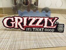 GRIZZLY SMOKELESS TOBACCO---IT'S THAT GOOD Peel-Off Sticker picture