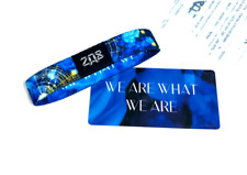 ZOX **WE ARE WHAT WE ARE** Silver Single large Wristband w/Card NIP picture