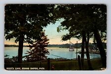 Grand Rapids MI-Michigan, Reed's Lake, Antique, Vintage Souvenir Postcard picture