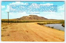 STORY OF TUCUMCARI MOUNTAIN OFF HIGHWAY 66 TUCUMCARI  NEW MEXICO  POSTCARD picture
