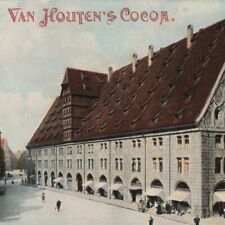 Van Houten's Cocoa Trade Card German Bavarian Chocolate House Vtg Postcard Offer picture