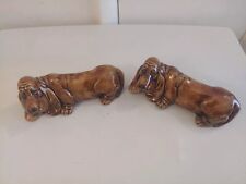 Vtg 1975 Duncan Ceramic Prod Inc,USA Bassett Hound Dog Figurine 9.50