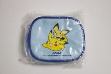 Pokemon Jet ANA Original Pikachu / Pichu / Mew Blue Pouch from Japan Brand New picture