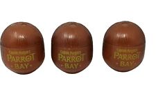 Captain Morgan Parrott Bay Rum Coconut Drink Cups Rare Set of 3 picture