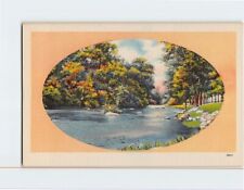 Postcard River Trees Rocks Nature Scenery picture