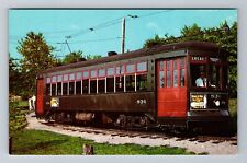 East Windsor CT-Connecticut, CT Electric Railway Museum, Vintage Postcard picture