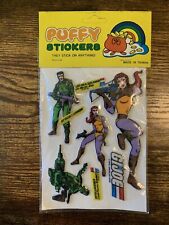 Vintage 1980’s G.I. Joe 3D Puffy Sticker Pack - NOS Made In Taiwan picture