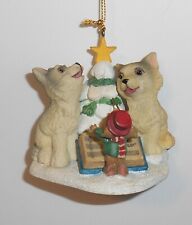 1995 Bradford Editions DECK THE HOWLS Christmas Ornaments No Box First Issue . . picture