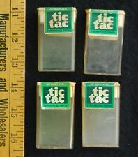 [ 1970s TIC TAC Mints Boxes - Lot Of 4 Vintage Candy Packages - Ferrero ] picture