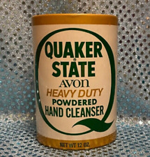 Avon Quaker State Heavy Duty Powdered Hand Cleaner ~ Vintage, New Old Stock picture