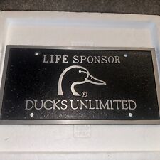 Ducks Unlimited Life Sponsor License Plate Rare picture