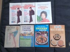 Vintage Lot of 7 1965-1980 Purse Books - Recipes, Exercise & Calorie Counters picture