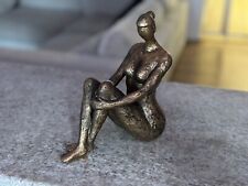 Bronze Young Lady Home Deco Fancy Sculpture (POLYRESIN) Copper/Bronze picture