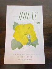 Vintage HULAS Booklet Insert for Decca Records Set Kealoha Perry 1946 Hawaiian picture