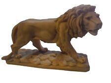 Vintage Resin Lion Statue  picture