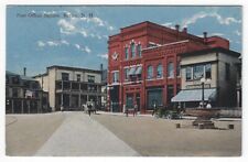 Berlin, New Hampshire,  Vintage Postcard View of Post Office Square, 1914 picture