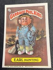 Vintage 1986 Earl Painting Garbage Pail Kids Topps Sticker Card #178a picture