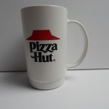 Vintage White Plastic Pizza Hut Iowa Hawkeyes  Glass With Handle picture