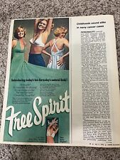 1976 Free Spirit Bra by Playtex Newspaper Print Ad picture