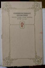 1921 South Park High School South Buffalo NY Commencement Program picture