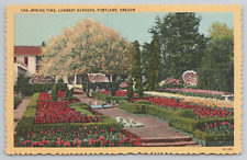 Spring Time Lambert Gardens Portland OR (Closed 1968) 1950 Postcard - Unposted picture