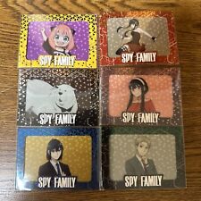 Spy X Family Cybercel (6) RARE Set 1st Edition UNSCANNED. picture