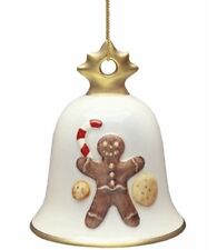 Goebel 2005 Christmas Bell Ornament NIB Gingerbread Man 102761 NEW IN BOX picture