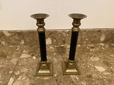 Elegant brass candlesticks 10