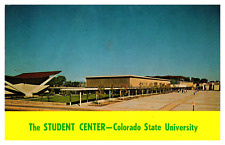 Fort Collins Colorado State University 1965 Student Center Postcard - A43 picture