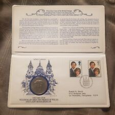 Prince Charles and Lady Diana wedding commemorative coin, stamp and tea cup set picture