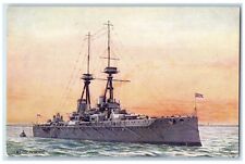 c1910 H. M. S. Collingwood Dreadnought Battle Ship Raphael Tuck & Sons Postcard picture
