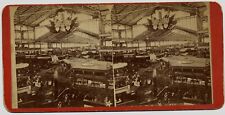 1876 Philadelphia Centennial Exhibition Interior View from Tower Stereoview picture