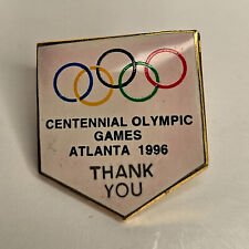 Vintage Atlanta 1996 Centennial Summer Olympics Pin Thank You picture