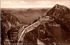 Cogwheel Mount Pilatus Kulm Lucerne Switzerland Trinks-Bildkarte Postcard RPPC picture