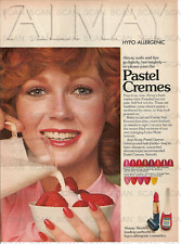 1973 Almay Cosmetics Pastel Cremes Vintage Magazine Ad  Lipstick   Nail Polish picture