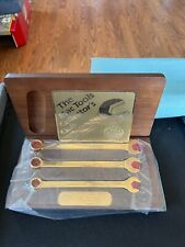 Mac Tools 24K Gold Plated Wrench Set. 1986 Limited Edition Never Used picture