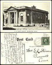 U.S. Post Office Webster Massachusetts MA c1910 picture