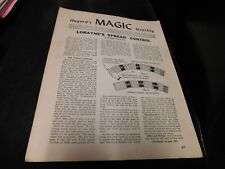Vintage Magic / Magician Literature: Hugard's Magic Monthly April 1952 picture