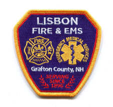 Lisbon Fire and EMS Department Grafton County Patch New Hampshire NH picture