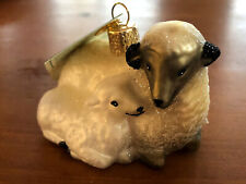 Old World Christmas Easter Sheep with Lamb 12414 2019 NOS picture