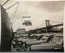 1949 Car Delivery by Ship Crane Lower MANHATTAN New York City Photo NYC picture