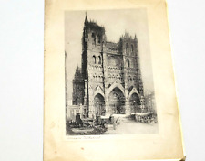 Jessie Younger Family Card Amiens Cathedral France Jesse James Family picture