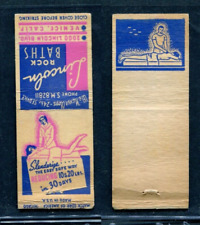 1930s-1940s Vintage Gay Bath House Matchbook The Lincoln Baths Venice CA picture