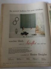 LUXAFLEX VENETIAN BLINDS CLASSIC MID CENTURY 1953 Vintage Print Advert picture